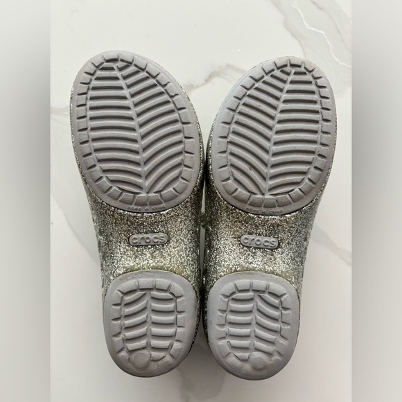 Girls Sparkly Croc Sandals - Picture 4 of 8